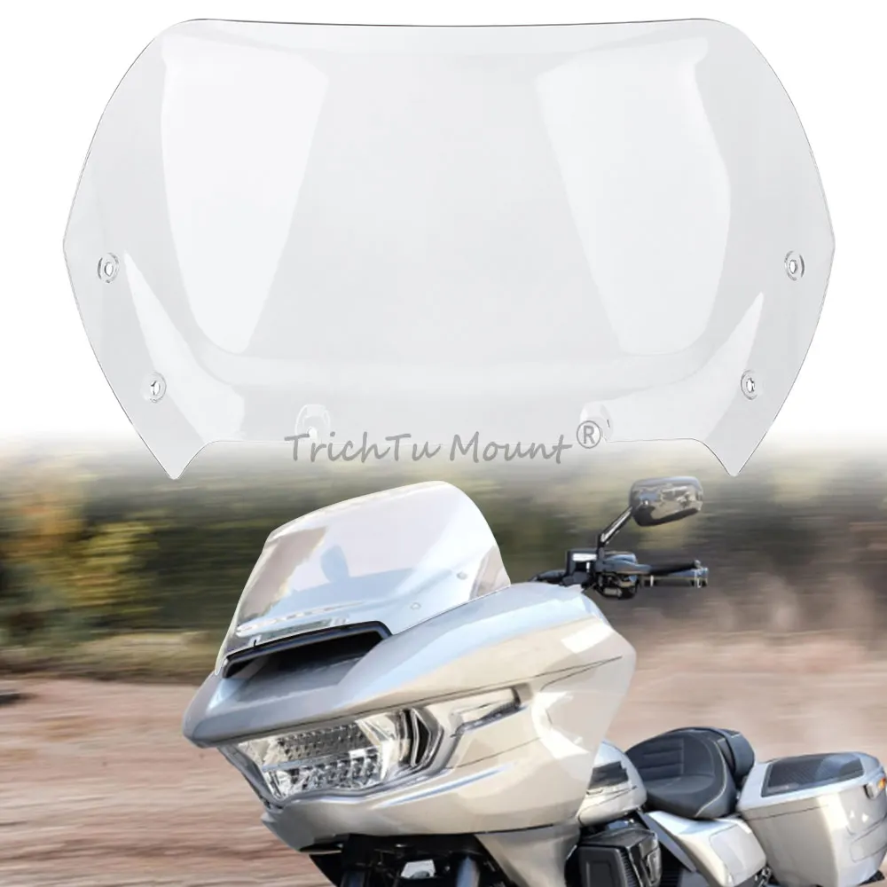 

For Harley Davidson CVO FLTRXSE FLTRX FLTRXSTSE 11.8 "Motorcycle Windscreens For Moto Road Glide 2023 2024+ Accessories