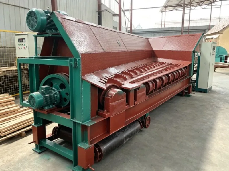 Industrial Grade Pine Log Peeling Machine, Precise Bark Removing Debarker For Timber Processing