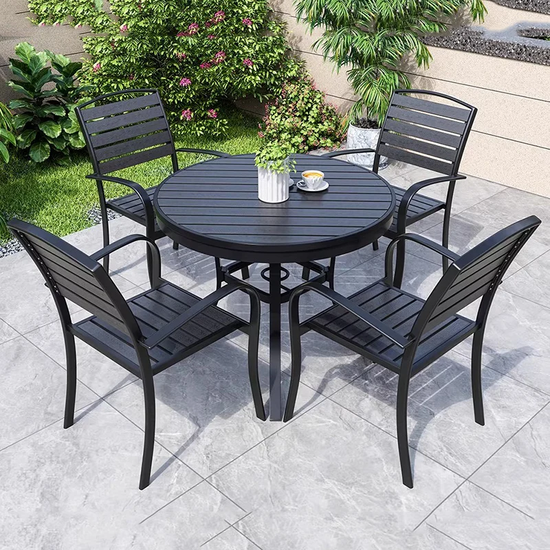 Set di mobili da giardino per ristoranti mobili Set di mobili da giardino da gioco di lusso per caffè all'aperto Mobili commerciali moderni Muebles