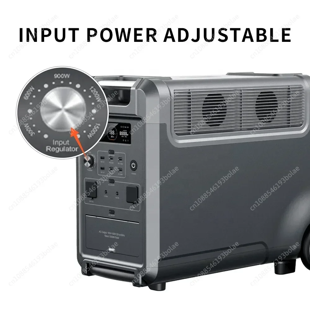 Large Capacity 3840Wh Portable Power Station 3600W 3300W with Expansion Battery