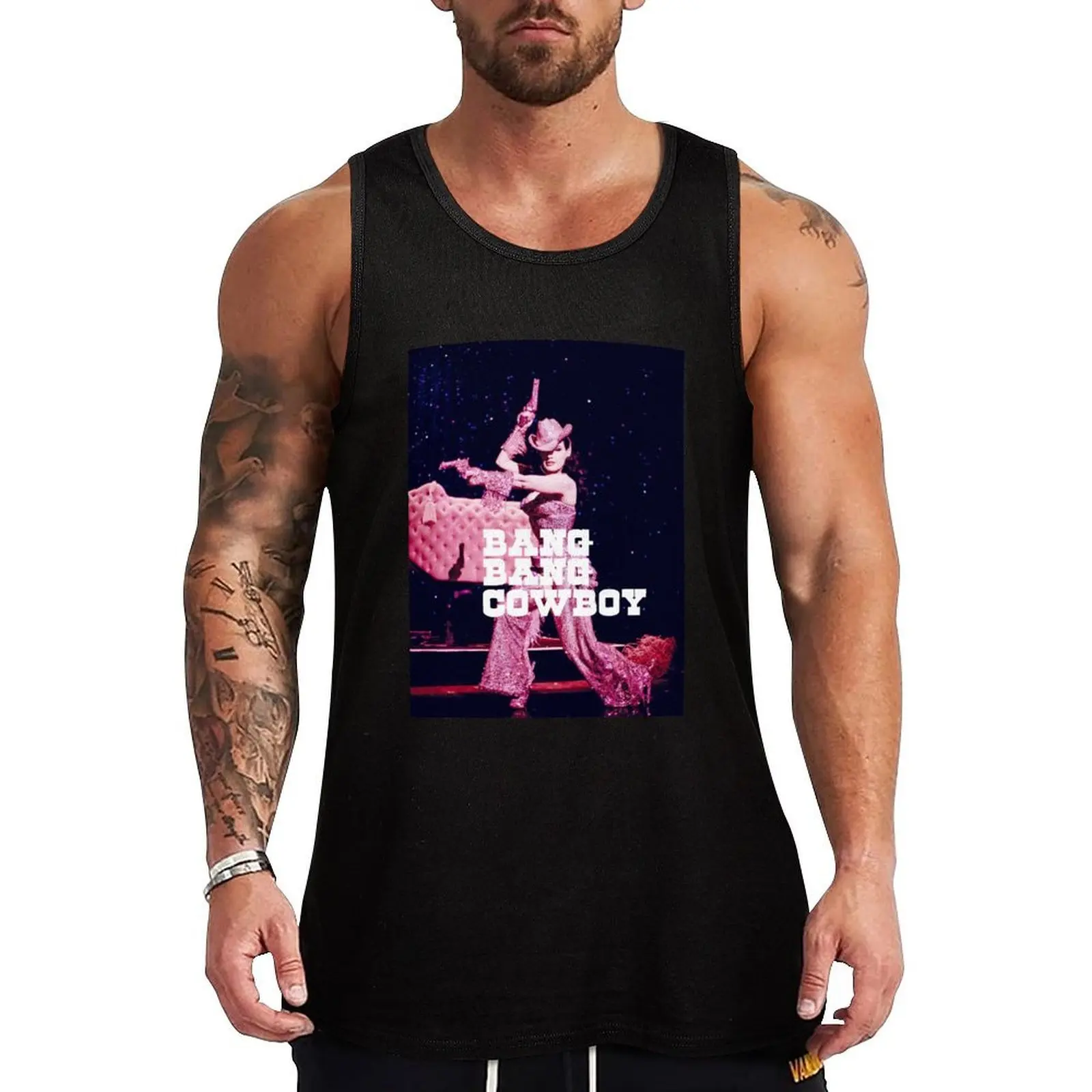 

Bang Bang Tank Top Men's gym Gym t-shirt man anime top sports suits