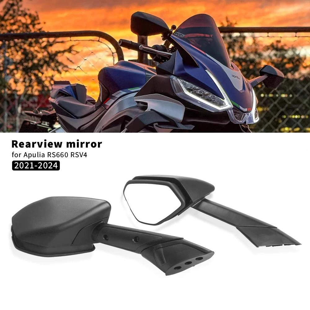 Suitable for Aprilia RS660 RSV4 rearview mirror 2021 2022 2023 2024 years original wide angle reversing mirror