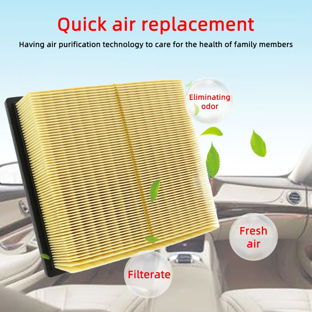 FOR Toyota/Lexus/Jeep/Dodge Replacement Engine Air Filter 17801-YZZ11 17801-0P050 CAP10755 AF5190 A36116 XGA10755 CA10755