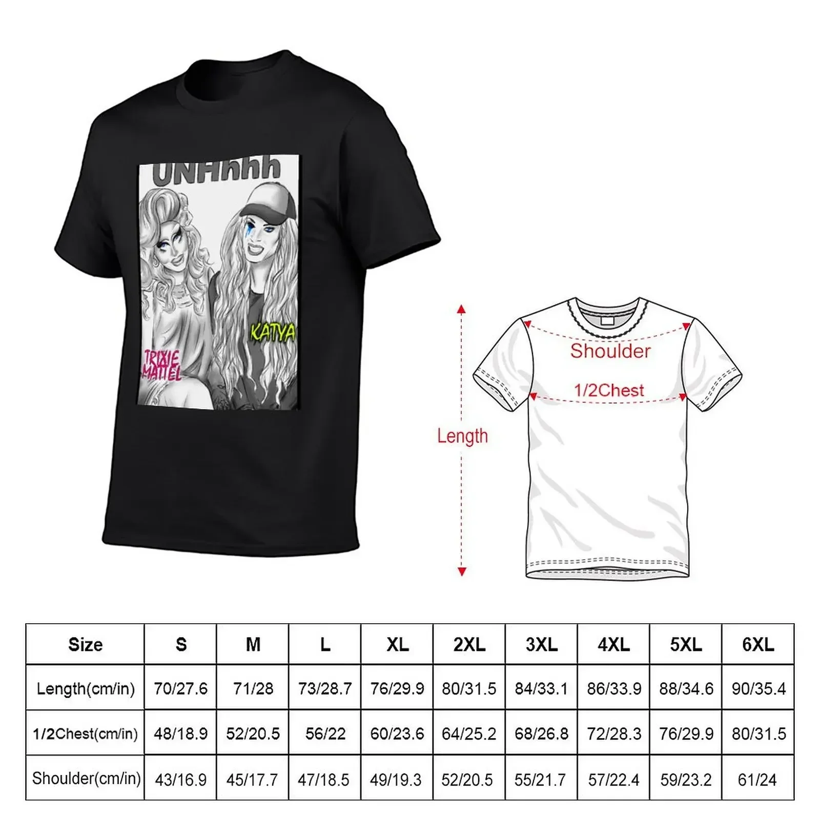 UNHhhh Katya Trixie T-Shirt graphics cute clothes mens designer t shirt