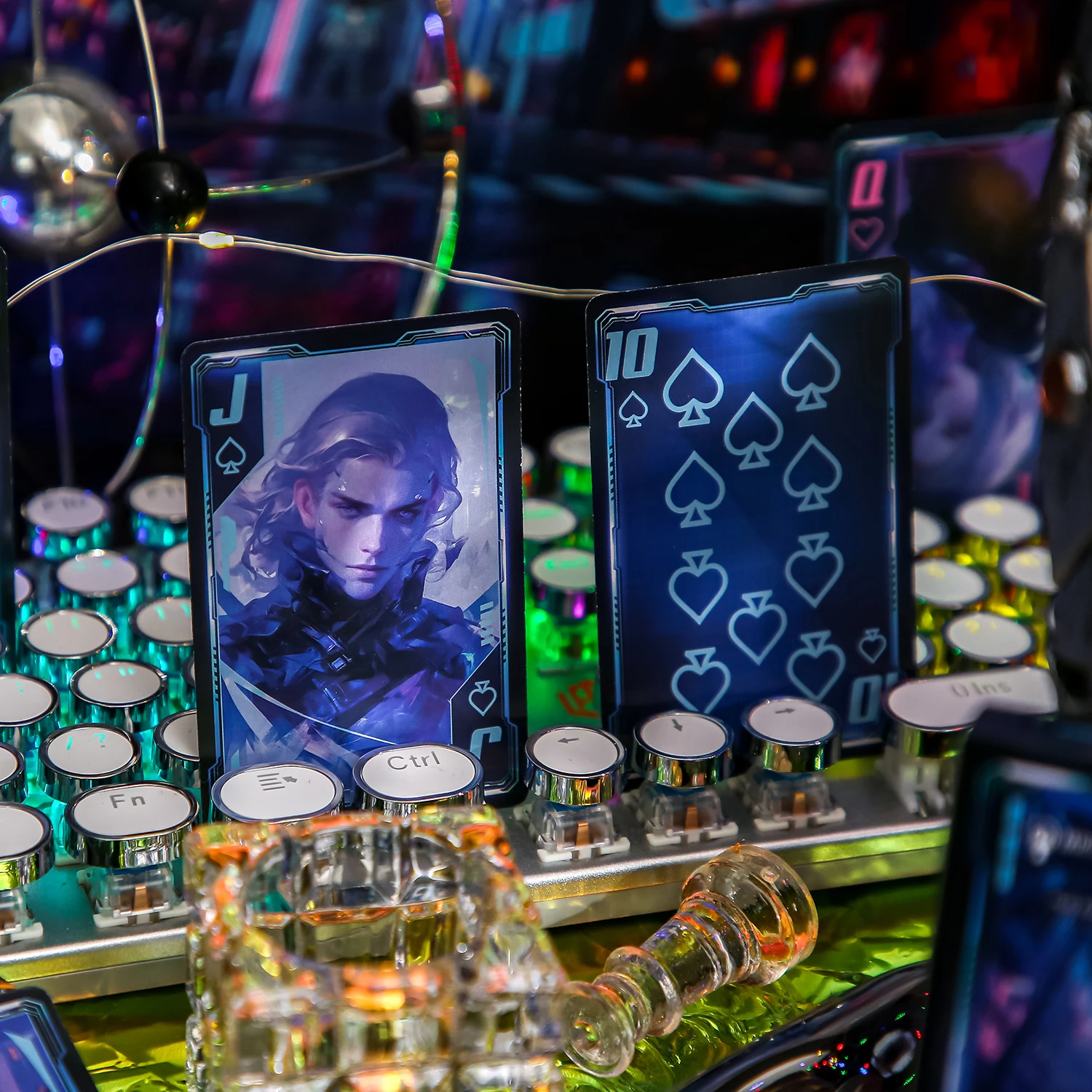 55Pcs/box Playing Card Characters Landscape Pattern Cards Suitable For Multiplayer Game Relaxation Entertainment Card Manual