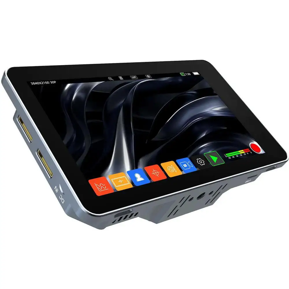 SHIMBOL MEMORY I 5.5 بوصة 2000nits 4K HDR شاشة تعمل باللمس شاشة LUT ثلاثية الأبعاد لكاميرا DSLR / شاشة تسجيل الفيديو Mp4