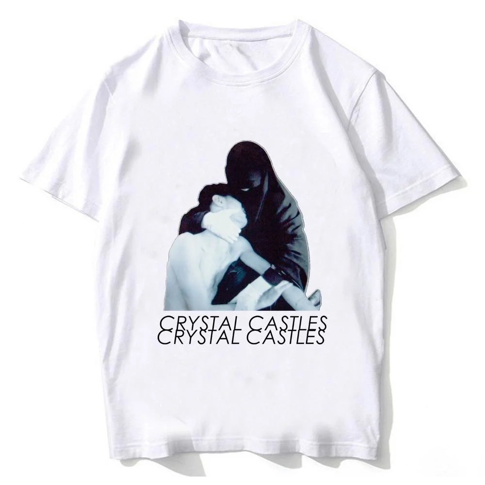 Crystal Castles Cotton High Quality EU Size top funny streetwear comic men Tee y2k graphic harajuku unisex clothing