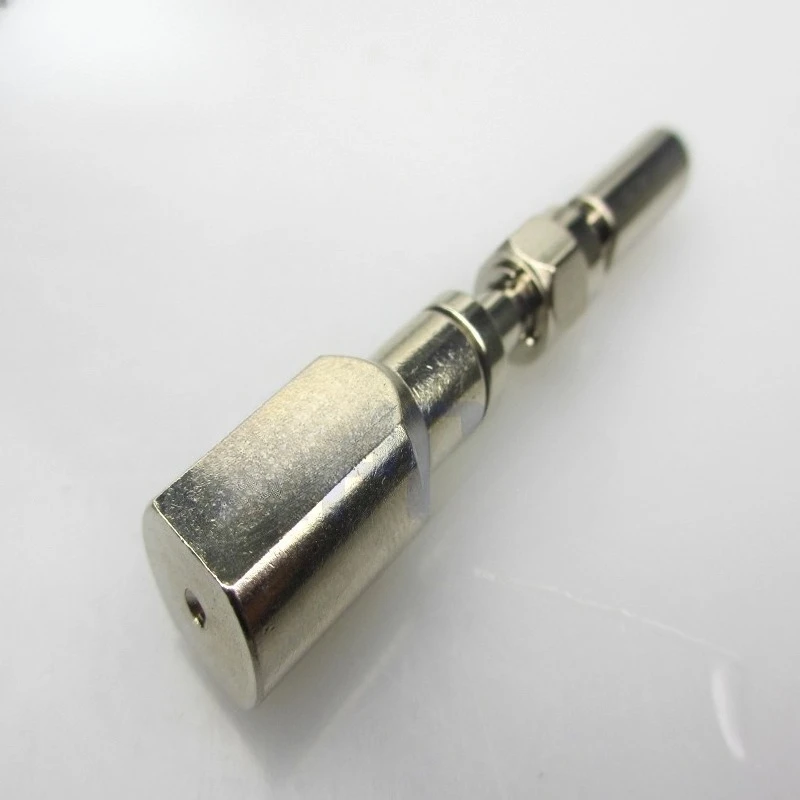 محول الألياف الضوئية المعدنية SMA905 شفة الألياف العارية ذات القطر الأساسي الكبير، فتحة الموصل المخصصة 200um