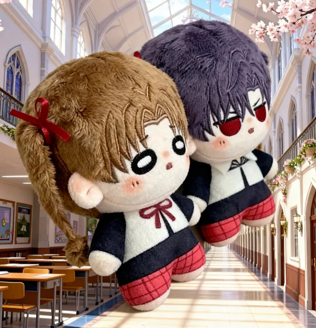 Muñeca de Peluche Gakuen Alice de 10 cm, Hyuuga Natsume, Sakura Mikan, Muñeca de Peluche con Vestido, Juguetes de Peluche, Muñecas Lindas, Figuras, Regalo