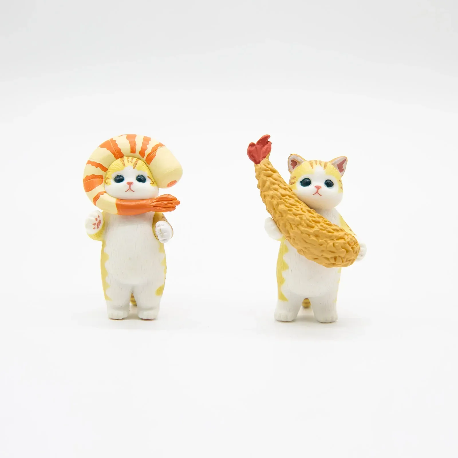 Mofusand Cat Pretend Fried Shrimp Chips Clothes Cute Kitten Figure Toy Collection Blind Box Table Decoration Kids Christmas Gift