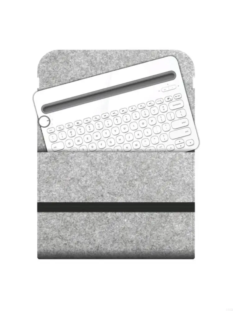 حافظة تخزين واقية جديدة للوحة المفاتيح تحمل حقيبة سفر مضادة للصدمات من الصوف للوحة المفاتيح اللاسلكية K380 K480 #1