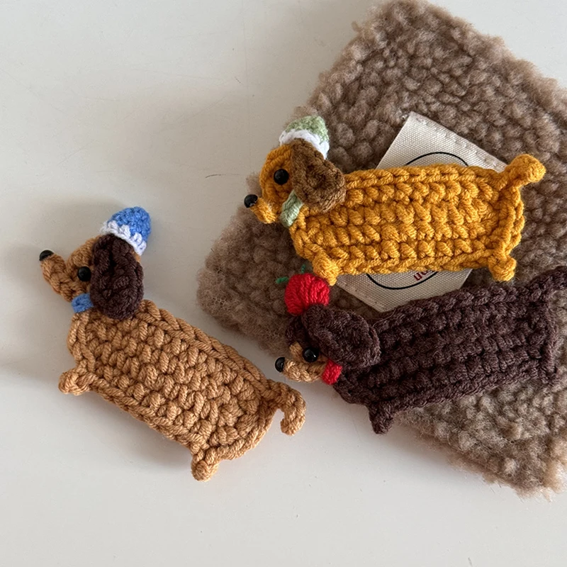 

Вязаная заколка для волос в виде милого мультяшного кота, заколка-невидимка, заколка для челки, заколка для фиксации волос, аксессуар для волос, новинка, головной убор