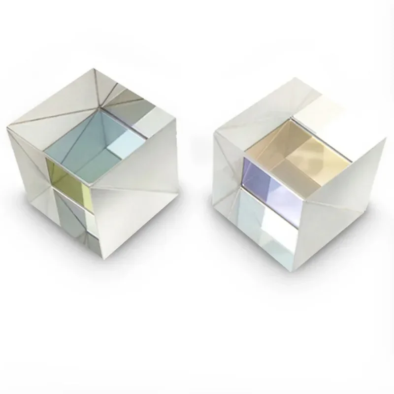 Optical Glass Flawless Chromophoric Prism Cubic Cosmic Magic Cube Spectroscopic with Hexahedral Light Optical Instruments