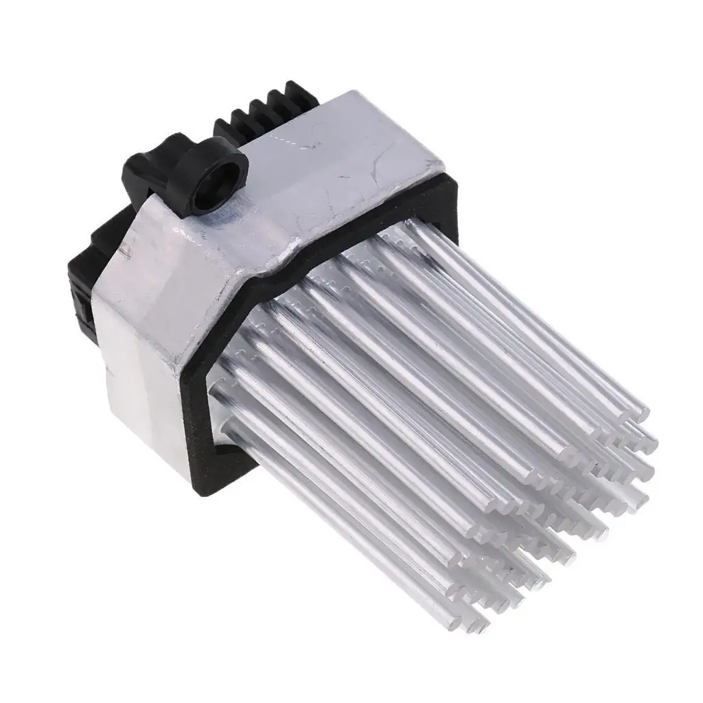 Blower Fan Motor Resistor Black Silver Metal Car HVAC for 3 Series E46 M3 CSL 5 Series E39 X3 E83 X5