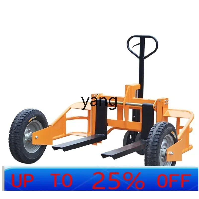 CX outdoor truck mountain type manual hydraulic truck construction site hydraulic truck inflatable large wheel