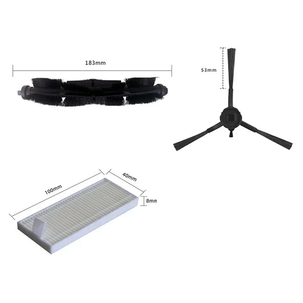 Kit spazzola per pulizia spazzola a rullo spazzola laterale filtro aspirapolvere per aspirapolvere robot S8 PLUS