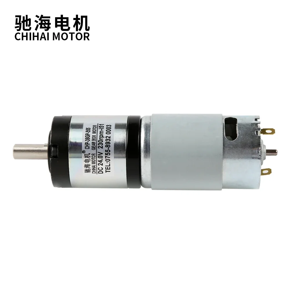 Manufacturer's hot selling diameter 36GP DC planetary 555 reducer motor all metal gear 6V12V24V