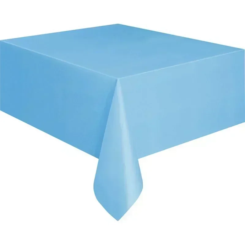

2024 new tablecloth waterproof oil party cloth activities skyblue