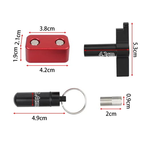 Imagen 2 del producto Herramienta de Bloqueo Antirrobo para Puerto OBD2 Rojo, Protector de Puerto OBD para Autos/SUVs/Camiones, Bloqueo OBD2, Protector Antirrobo