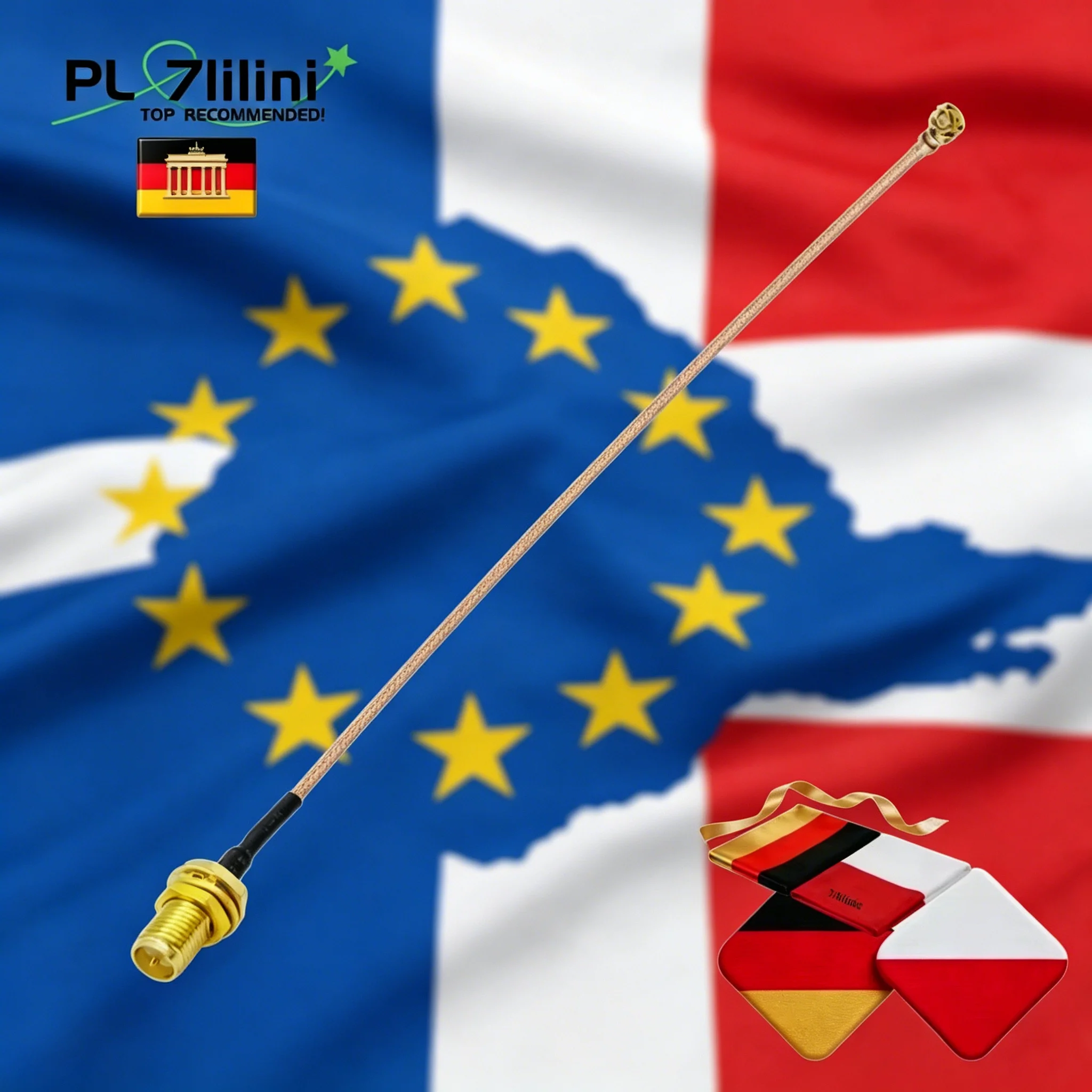 

2026 Oscam 7lilini Clines Adaptor Plug Cable Suitable for Europe Poland Netherlands Germany UK Ireland Slovakia 7LINES Cable