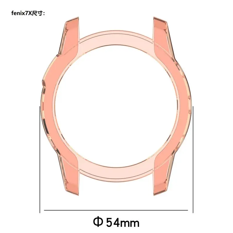 حافظة شفافة من البولي يورثان الحراري لساعة دقيقة فينيكس ، غطاء حزام ساعة ذكي ، غلاف إطار واقي من الوفير ، فينيكس 7S ، 7 ، 7 ، 7X ، إيبيكس ، 42 way ، 47 way ، 51 way ، Pro Gen 2
