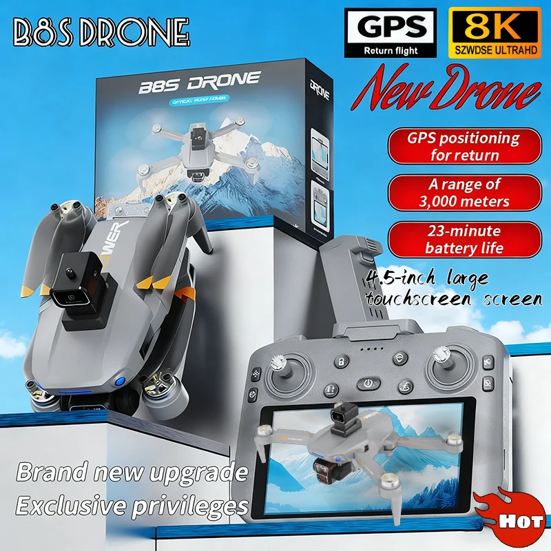 New B8S Drone 8K Pr… - image