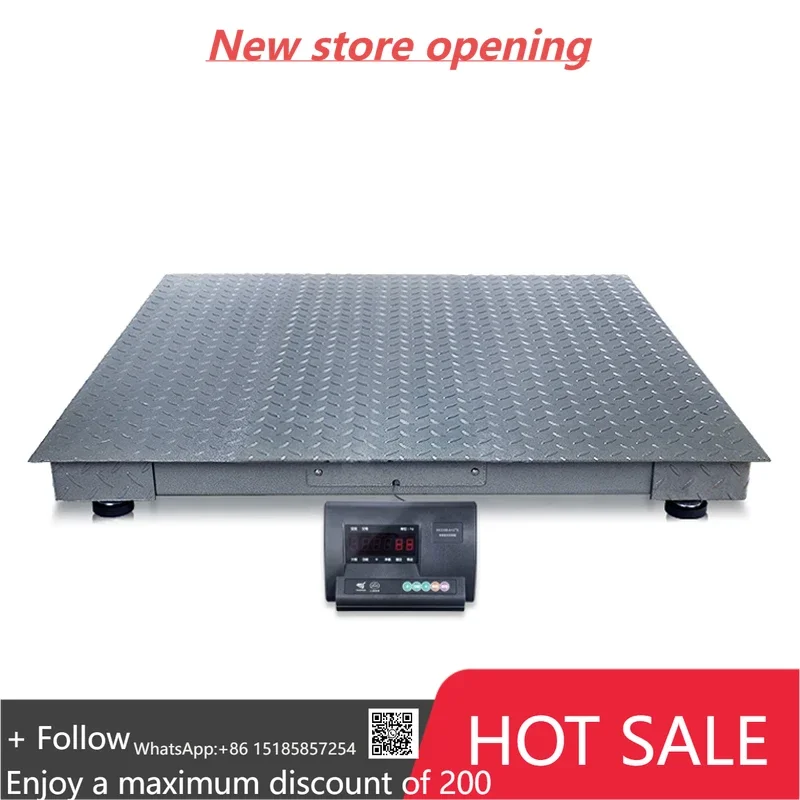 電子計量橋スケール 1-3 トン豚と牛を計量し、フェンスで厚くした産業物流電子