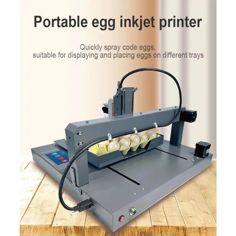 Egg Inkjet Printer Automatic Whole Shell Coding Machine for Date Logo Production Line Special Marking Equipment
