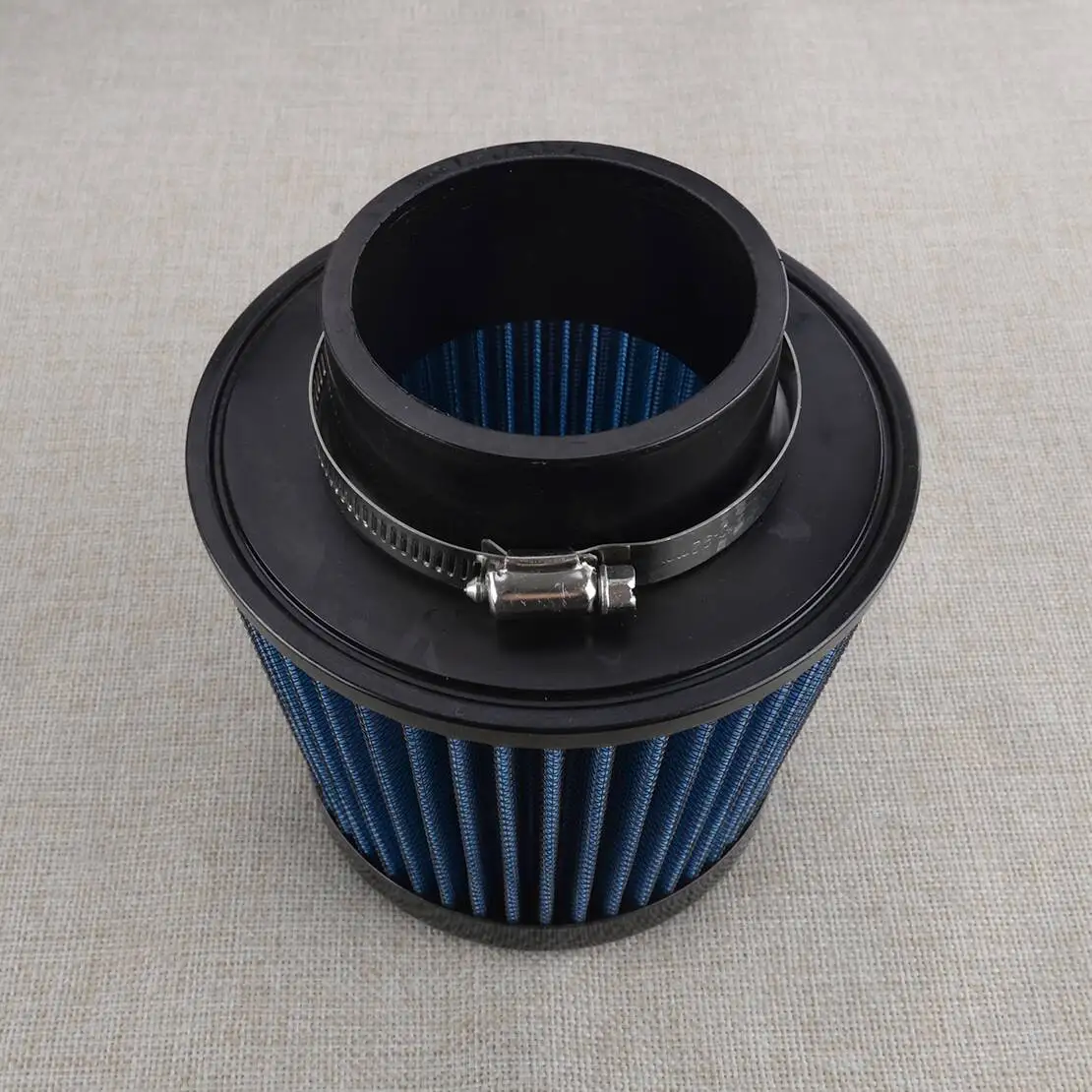 

Blue 3Inch 76mm Super Power Air Filter High Flow Performance Intake Cleaner with Clamp