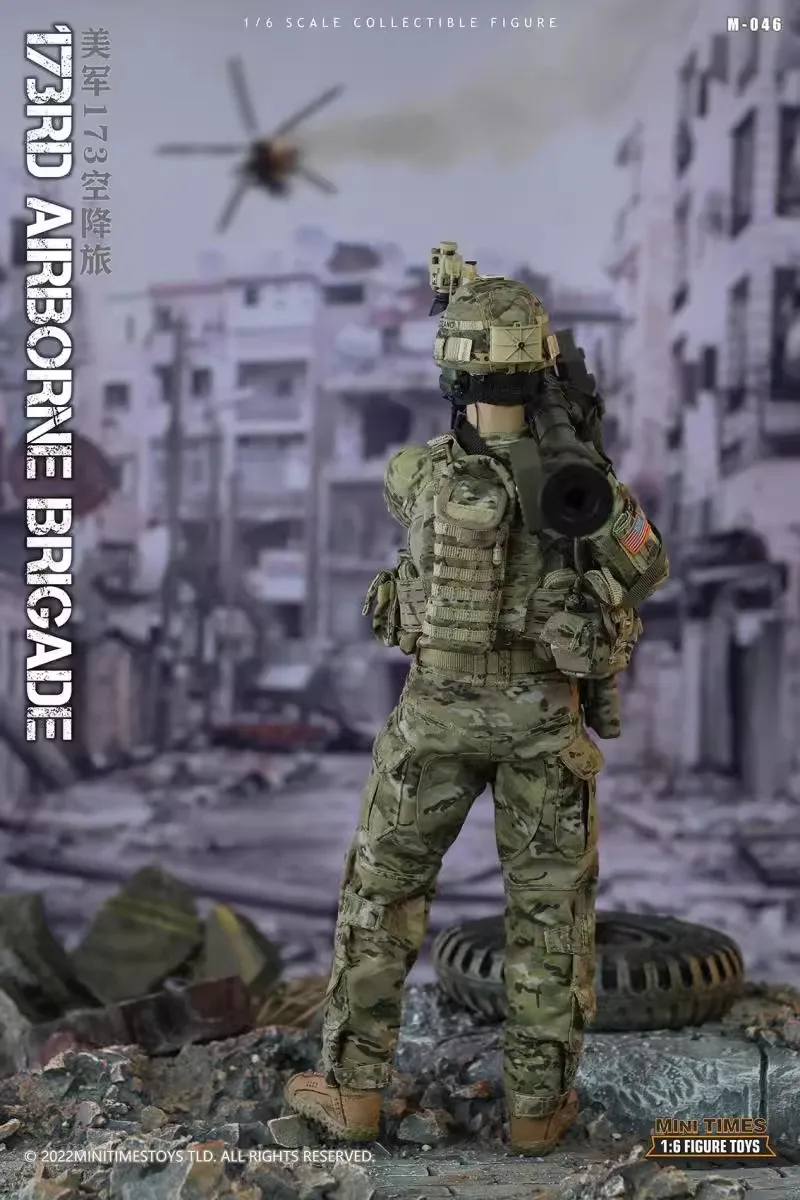 Mini Times Toys M046 1/6 Soldier US 173rd Airborne Brigade Full Set 12'' Action Figure Model Toys In Stock