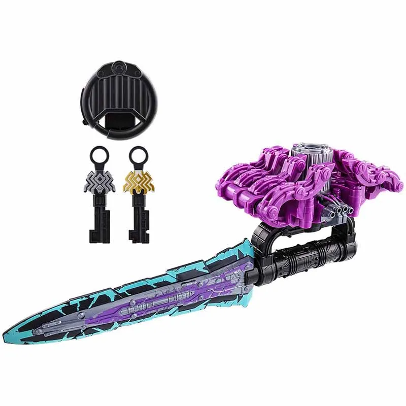 7 Bandai Original /Ohsama Sentai King-Ohger Sixth Warrior Spider King Dx transformer Anime Action Figures Toys For Boys /Girls /