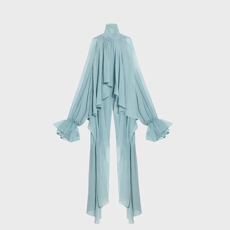 Y2k Women's Clothing Summer New Arrivals Tops Sweet Fresh Japanese Korean Casual Irregular Stand-up Collar Loose Fit