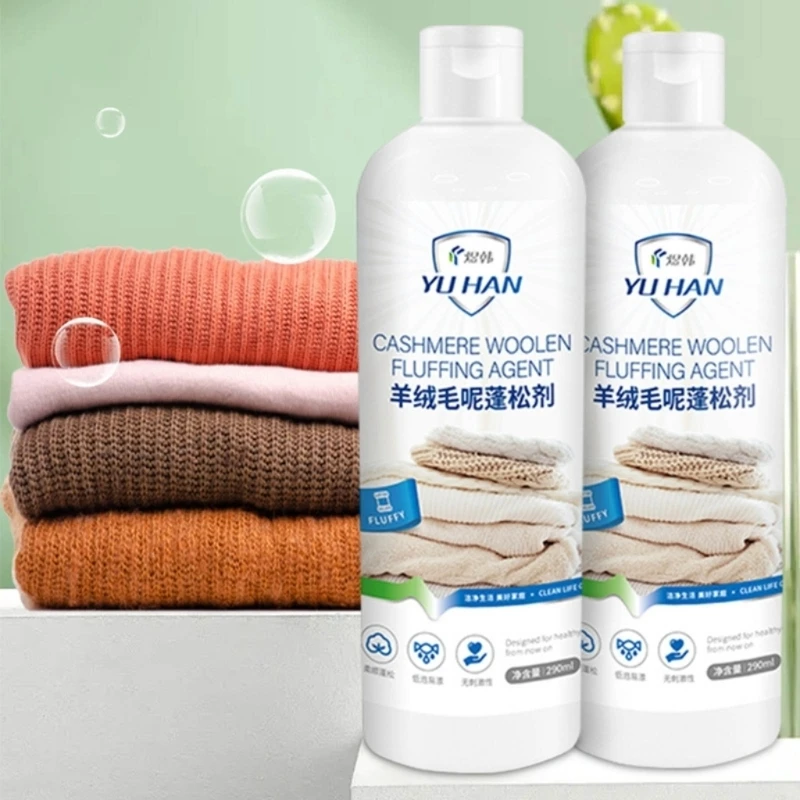 

280ml Cashmere Woolen Fluffing Agent Multipurpose Clean Household for Indoor Outdoor Traveling Camping Supplies