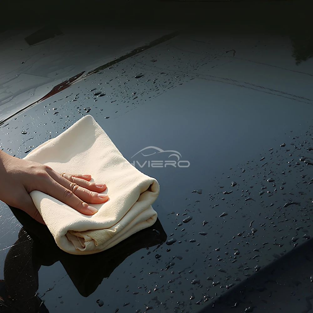 40X70cm شكل حر تنظيف جلد طبيعي القماش سيارة السيارات الرعاية المنزلية دراجة نارية التجفيف الطبيعي الشامواه تقريبا امتصاص الماء