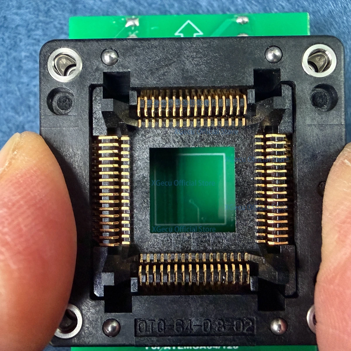 QFP64-DIP40 Universal Adapter  Model: QFP64-08-01 Compatible with XGECU TL866II/T48/T56/T76 Programmers