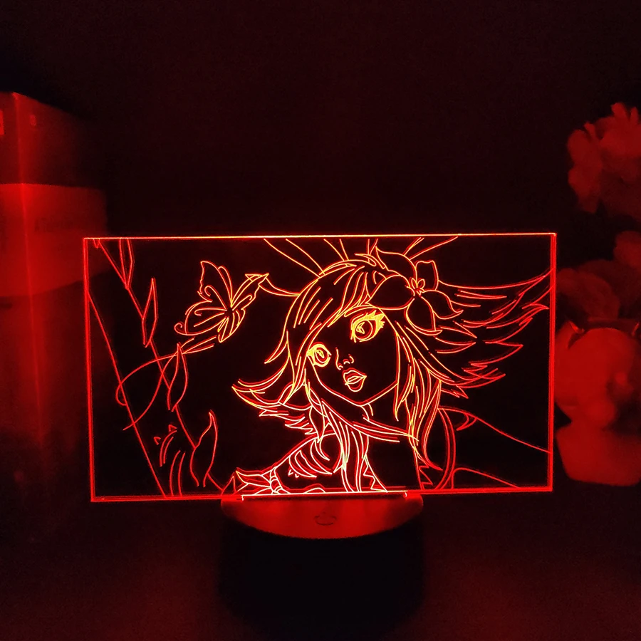 League of Legends Neeko LED Game Lamp Cute Flower Girl 3D Nightlight Room Decor RGB Table Lamp LOL Character Gamer Gift Setup