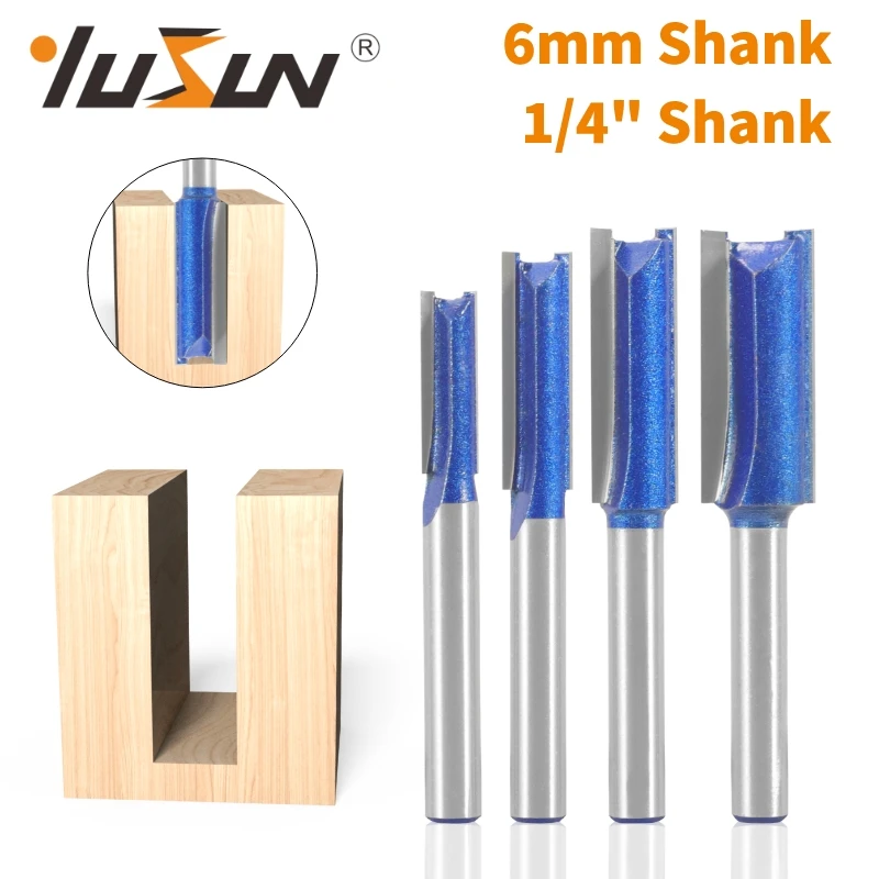 YUSUN Straight Bit Router Bit Carbide Cutters Woodworking Milling Cutter For Wood Bit Face Mill End Mill Tools
