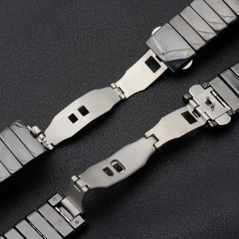 High Quality Ceramic Watch Strap For Rado Sintra Series Watchband Black Ceramic Bracelet Women and Men Watch Band 17mm 26mm 29mm