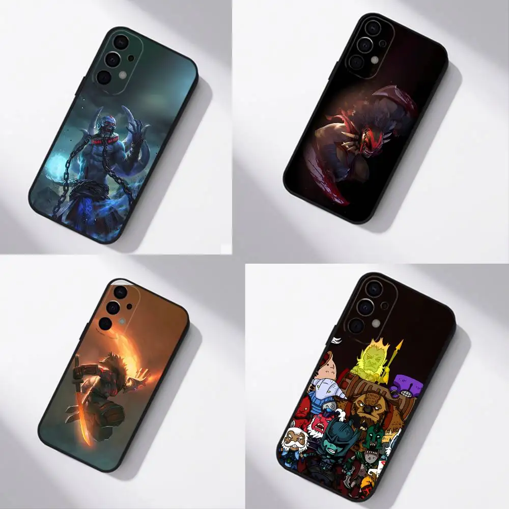 

D-Dota 2 Cool Game For Samsung Phone Case S25,S24,S21,S22,S23,S30,Ultra,S20,Plus,Fe,Lite,5G Black Cover