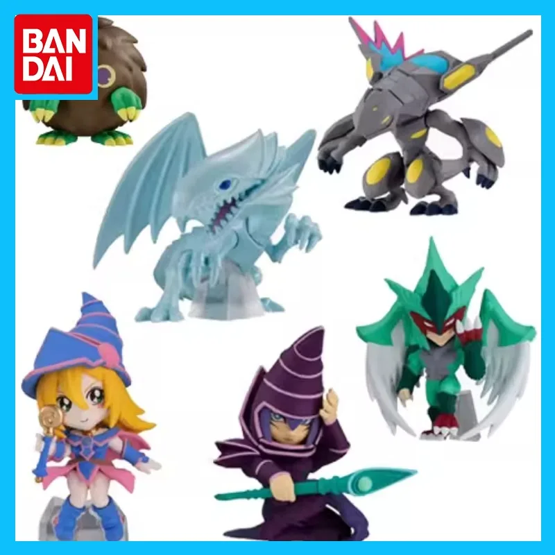 

Bandai Original Duel Monsters Anime Figure CANDY TOY 01 Blue-Eyes White Dragon Action Figure Toys for Boys Girls Kids Gift