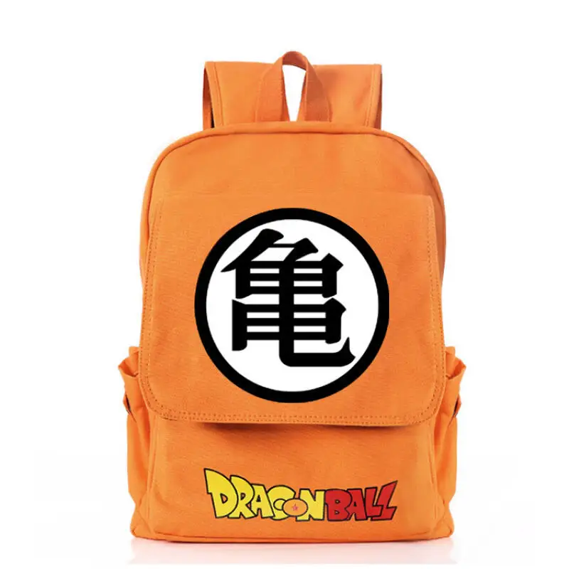 حقيبة ظهر Dragon Ball Z حقيبة ظهر Son Goku على كلا الكتفين حقيبة ظهر كرتونية للطلاب حقيبة ظهر من القماش مطبوعة في الهواء الطلق هدية