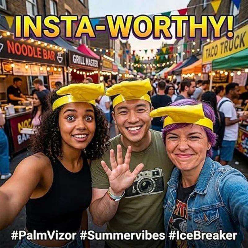 Weird Handshake Sunshade Hat Creative Plastic Head-mounted Palm Hat Summer Outdoor Carnival Dance Party Beach Activity Funny Hat