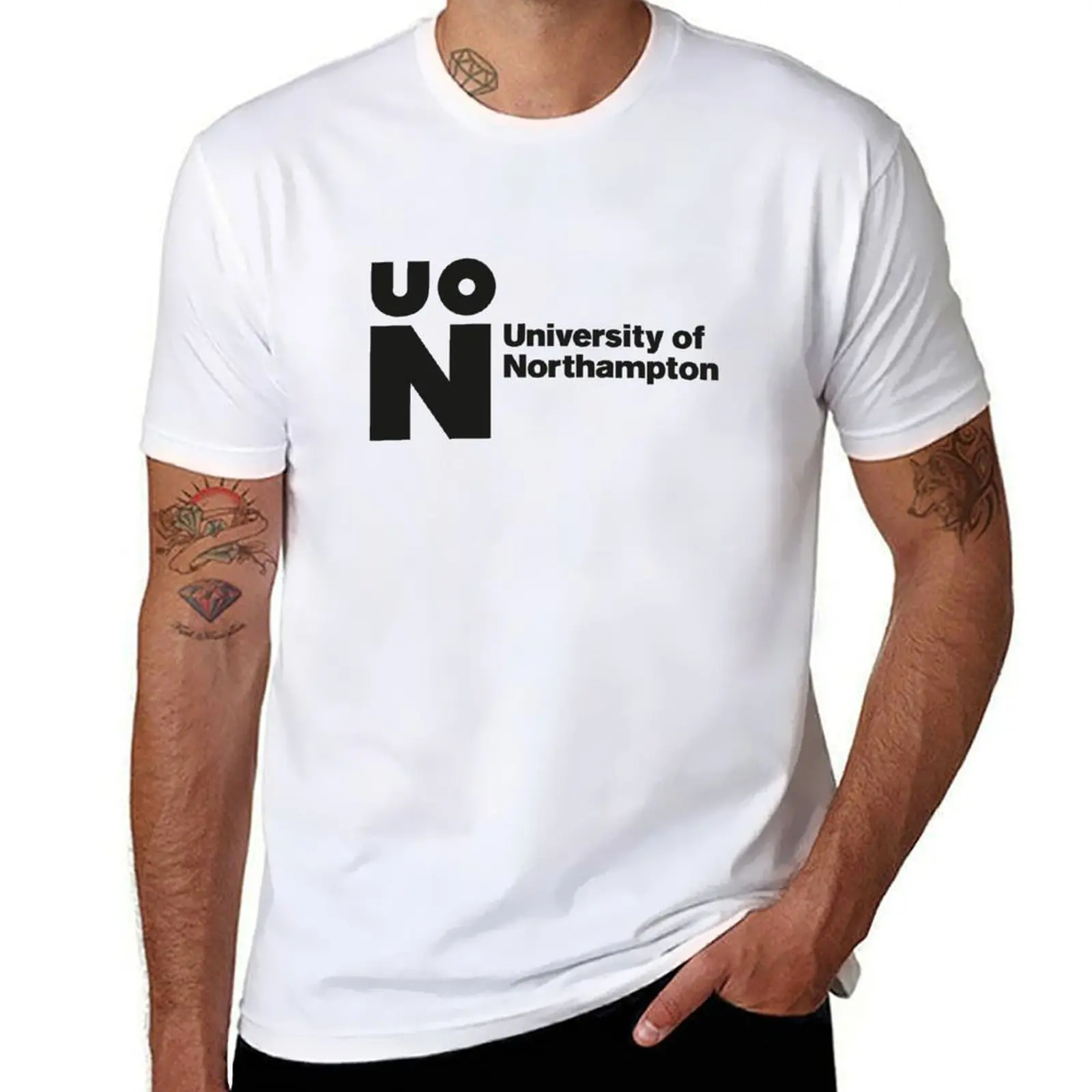 كلية نورثامبتون تي شيرت رجل تي شيرت فاخر رجل تي شيرت القطن تي شيرت #1