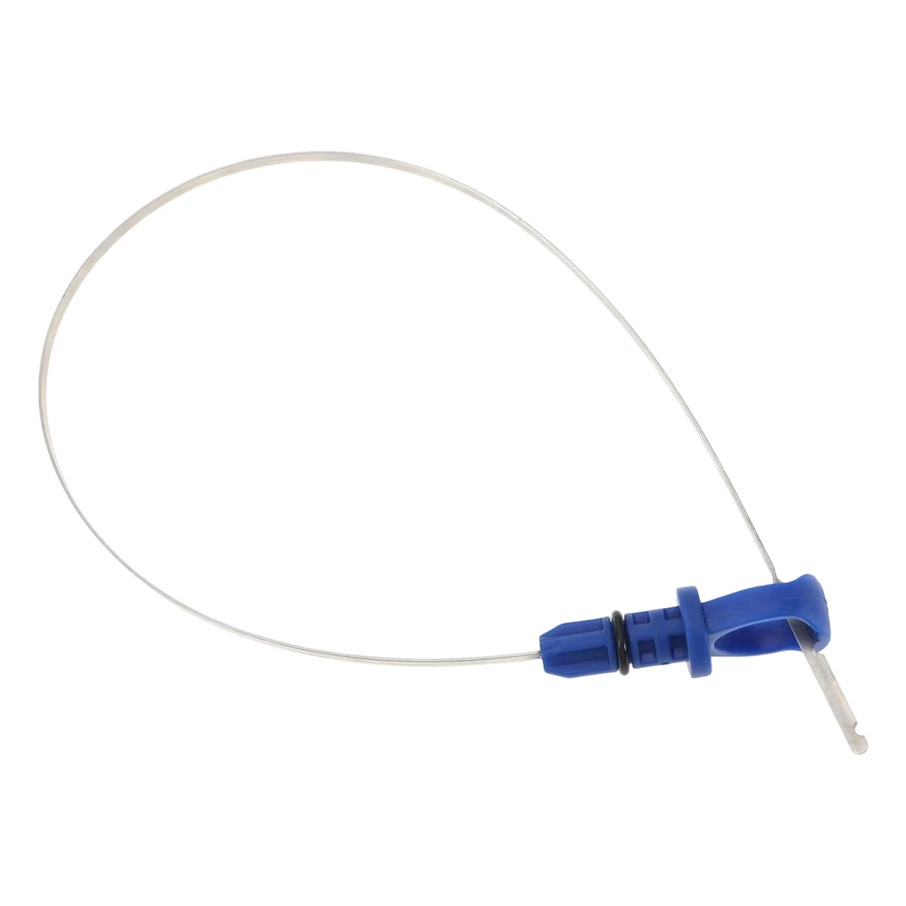 Steel Gauge Engine Oil Dipstick Vehicle Maintenance Blue Precision Measurement Accurate Scale Direct Replacement