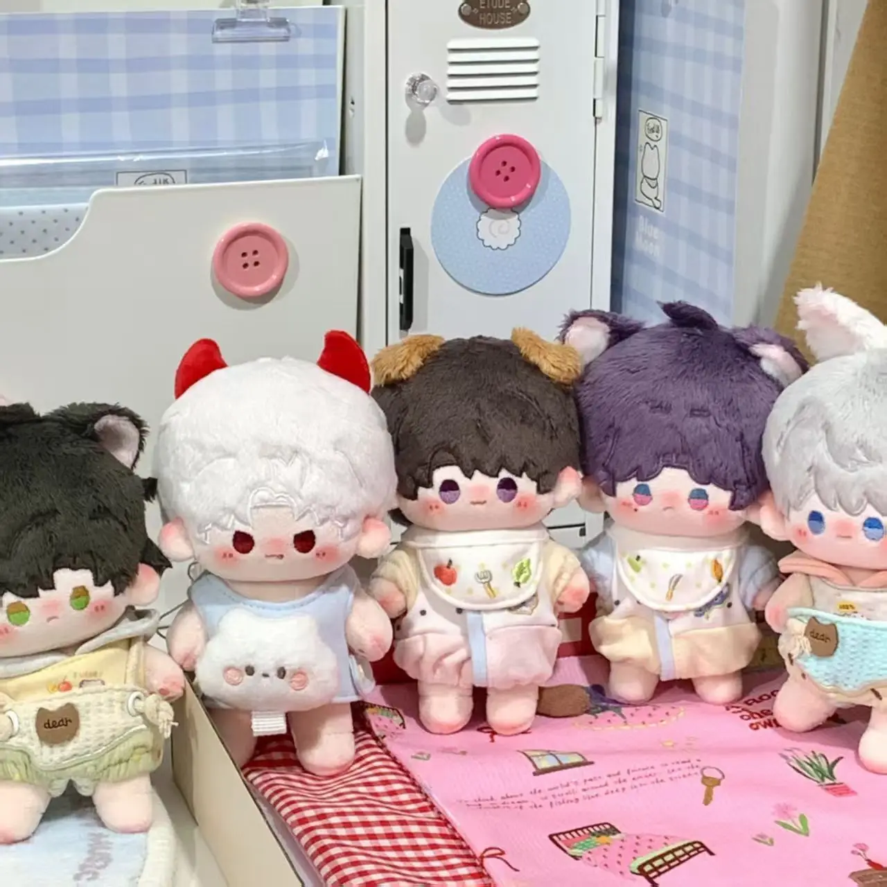 

10cm Mini Plush Doll Love and Deepspace Rafayel Xavier Zayne Caleb Sylus Anime Figure Cosplay Cotton Body Doll Toys Kawaii Gifts