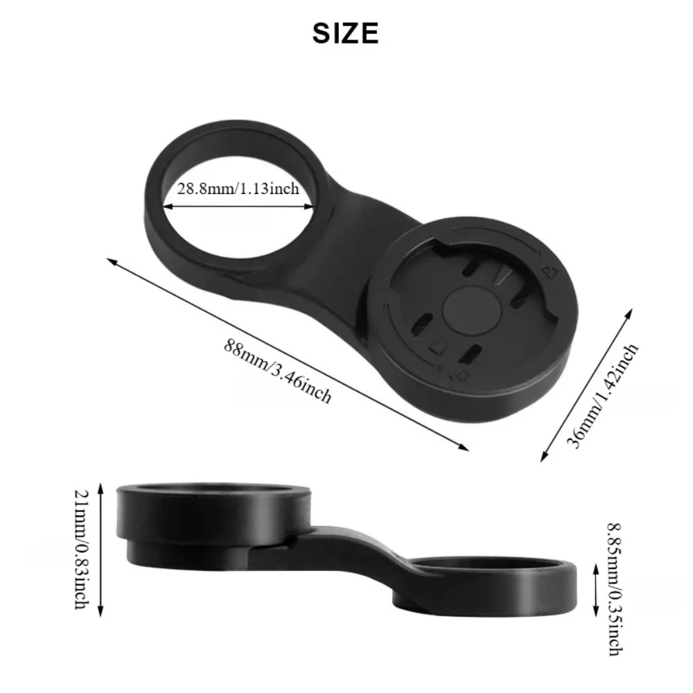 حامل كمبيوتر للدراجة لحامل Garmin وعداد السرعة وساعة التوقيت وحامل الجذع لملحقات ركوب الدراجات