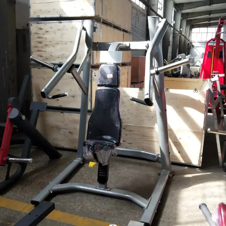 Factory Full Set of New Gym Equipment Seated Muscle Training Free Weights Incline Chest Press Machine
