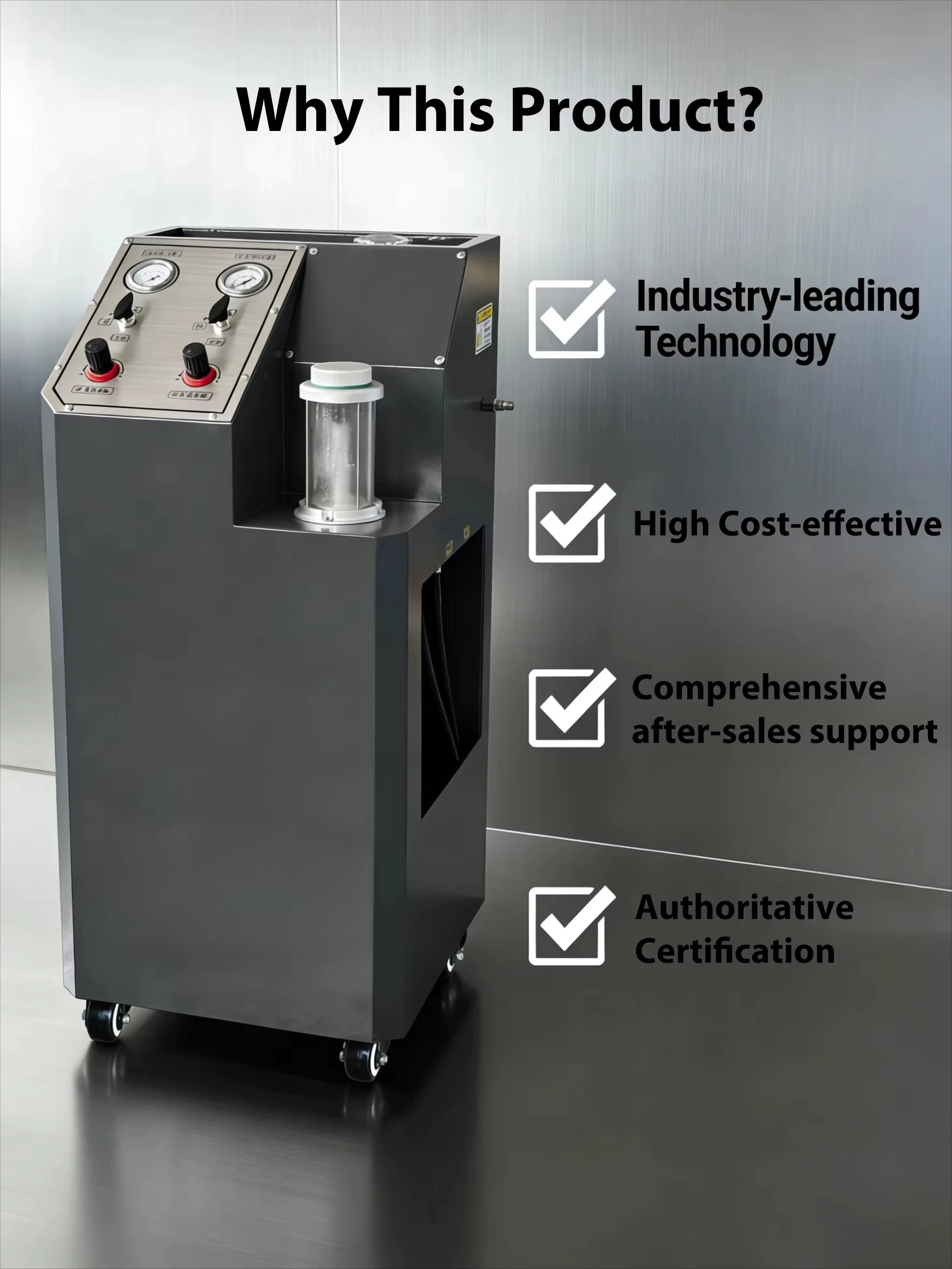 New Arrival Automotive AC Pipeline Cleaner Car Air Conditioning Flushing Machine Evaporator Cleaning Machine Auto AC Pipe Washer - view 2