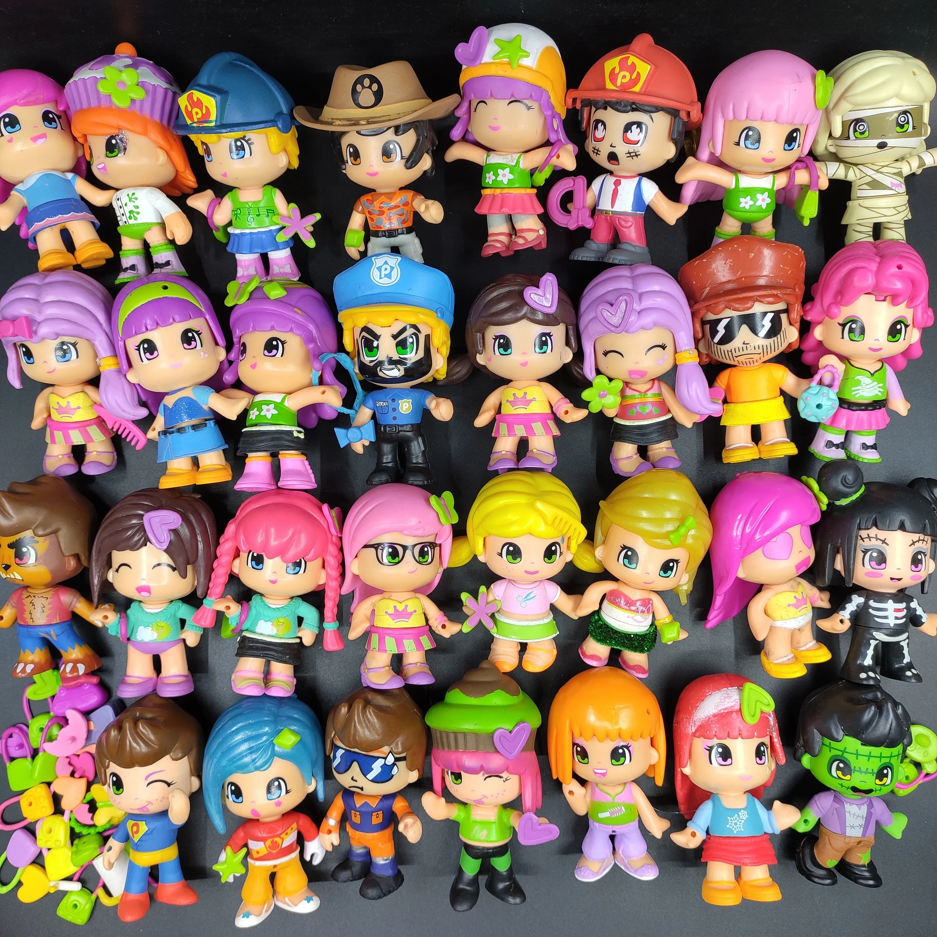 Oryginalny 2 sztuk/5 sztuk/10 sztuk/20 sztuk/zestaw Famosa dwustronna osoba lalka Pet DIY dom dla dzieci dziewczyny prezenty zabawki