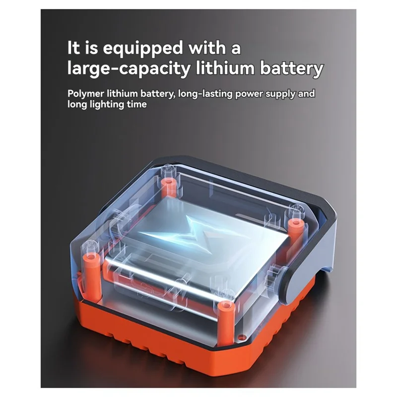 A58Z Waterproof Mini Keychain Light Rechargeable COB LED USB Charging Outdoor Work Lamp Magnet High-Intensity Floodlight